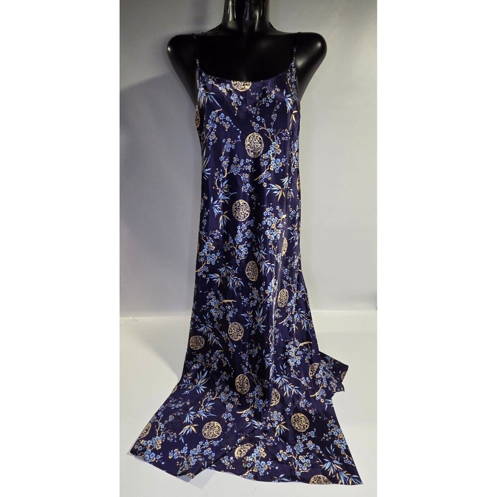 Vintage August Silk Intimates Maxi Slip Dress Small